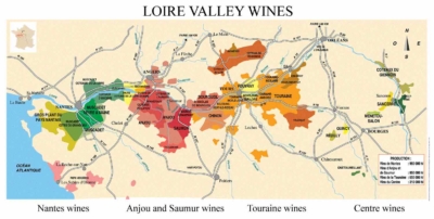 Loire Valley in France; one of the best natural wines region